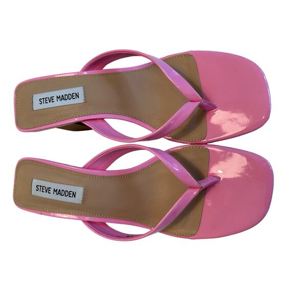 Steve Madden Hyria Women's Chunky Block Heel Sandal Stylish Sandal SZ 8.5 - Picture 4 of 6